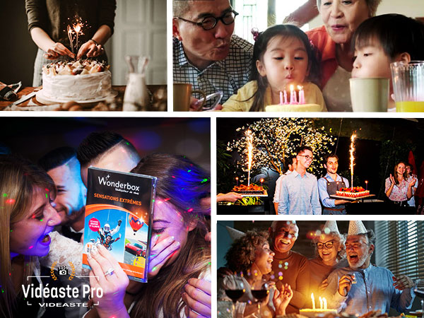 Tarifs pour le montage vidéo d'anniversaire – Prix des services de création vidéo d'anniversaire personnalisée